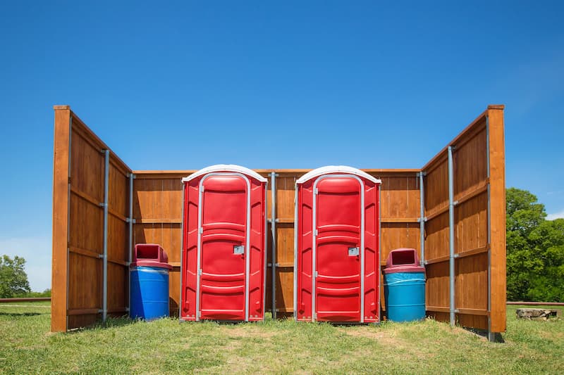 Short term portable toilet rental